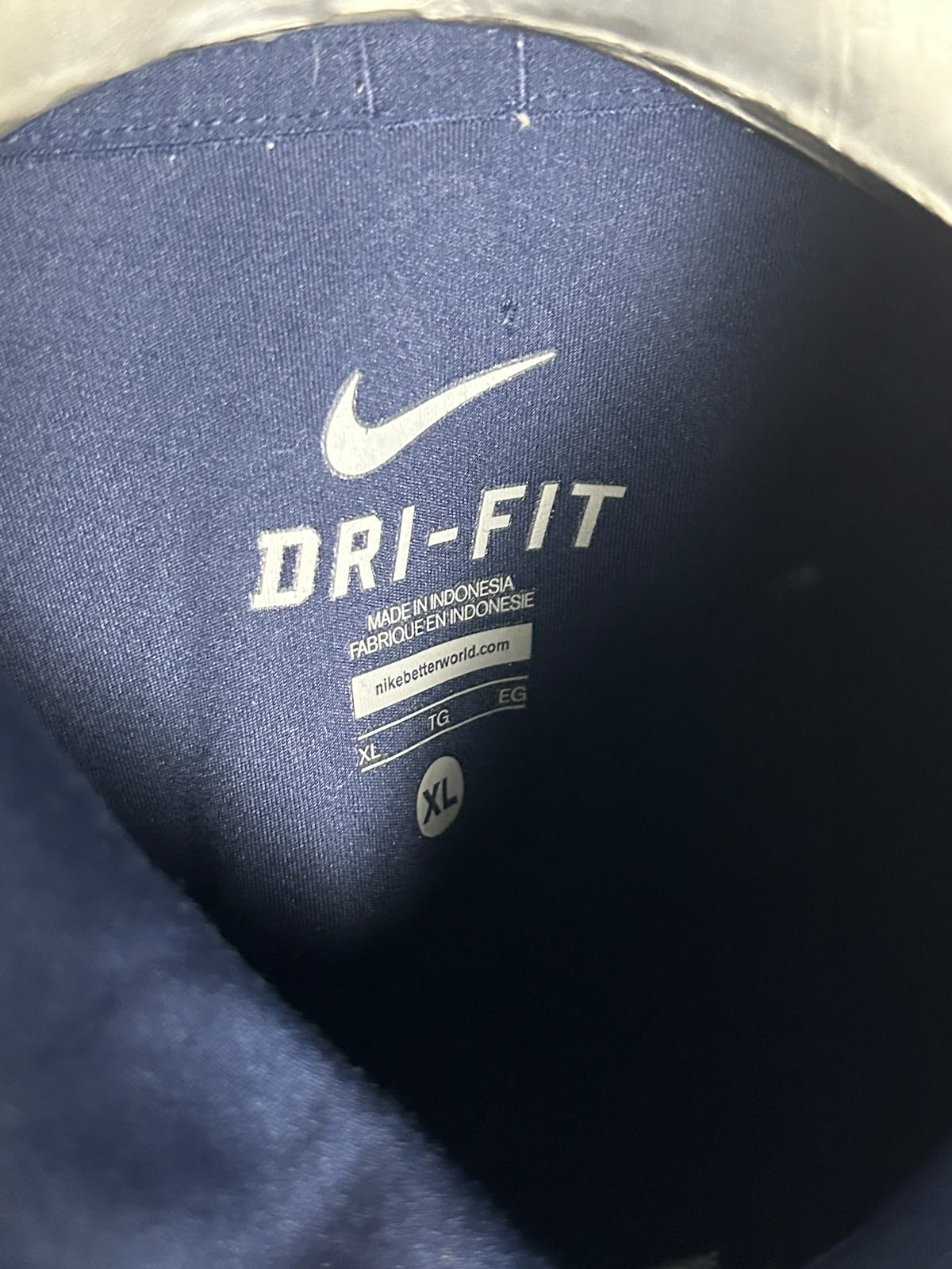 Nike Dri Fit Blue Polo - XL
