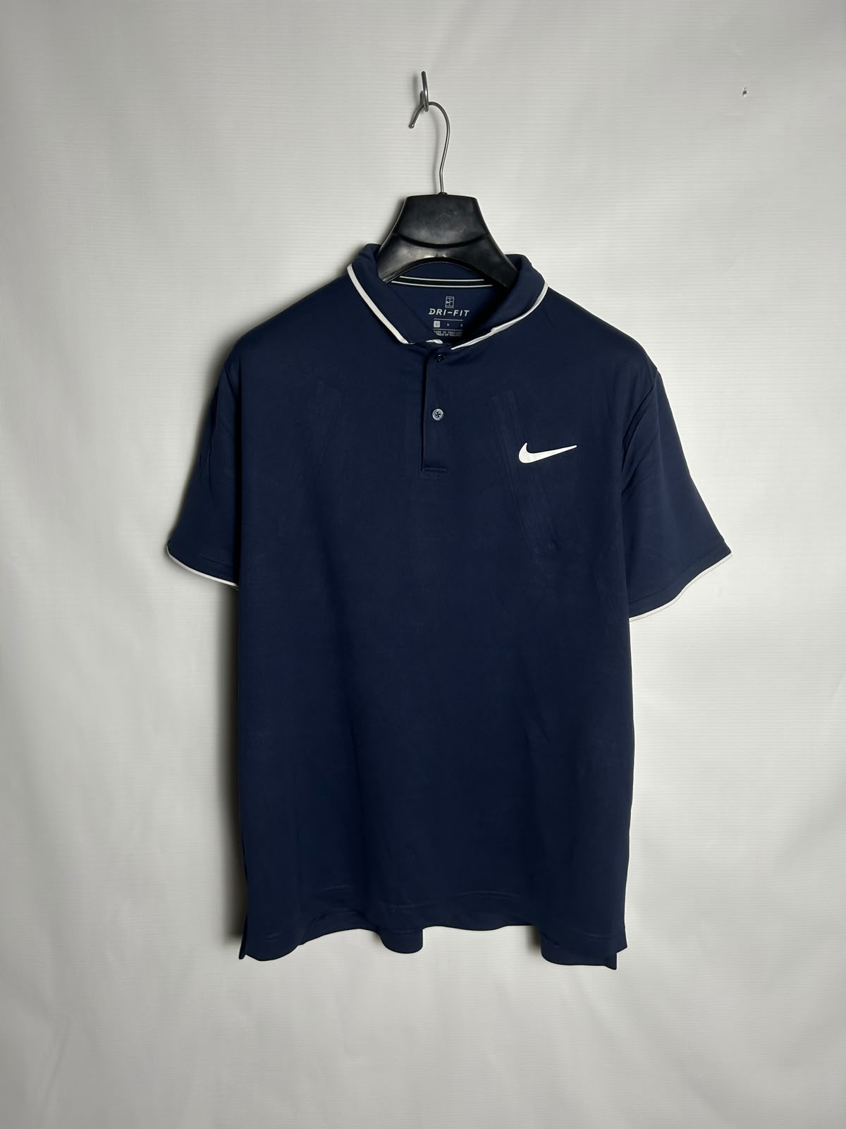Nike Dri Fit Blue Polo - Large