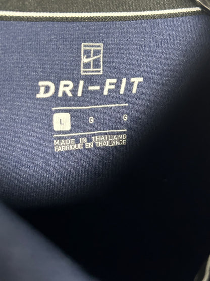 Nike Dri Fit Blue Polo - Large