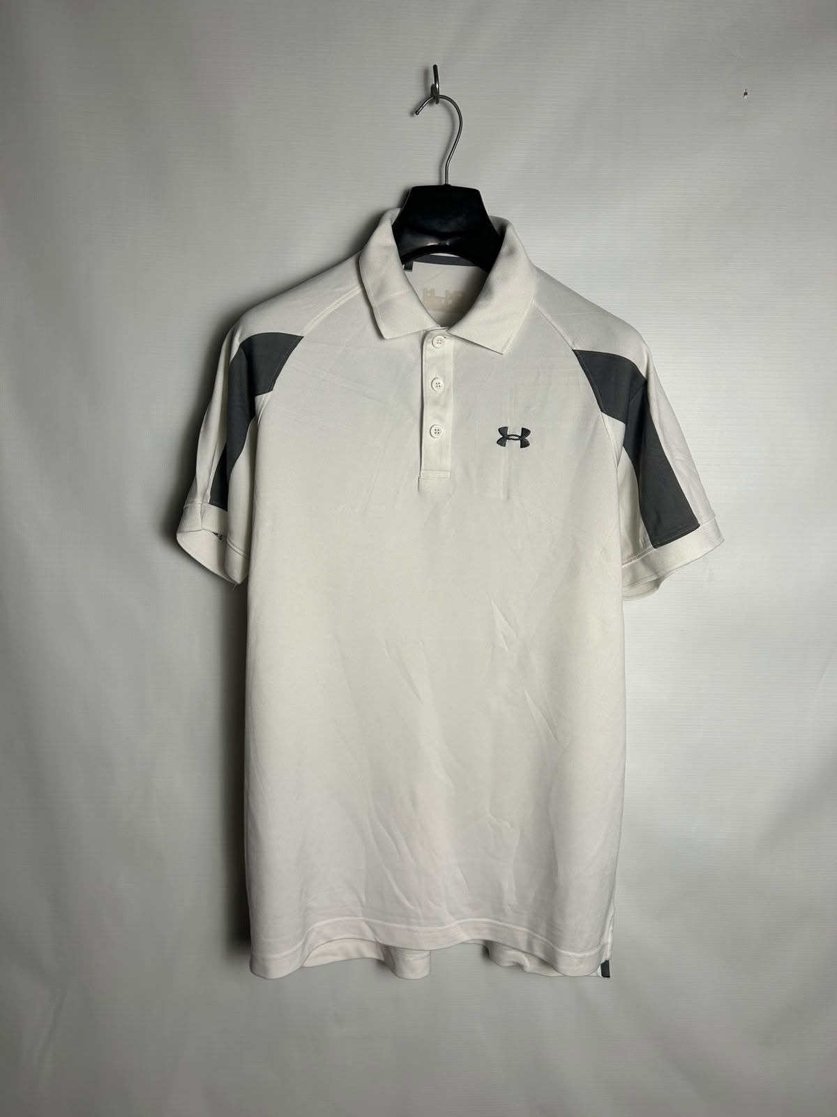 Under Armour White Polo - Medium