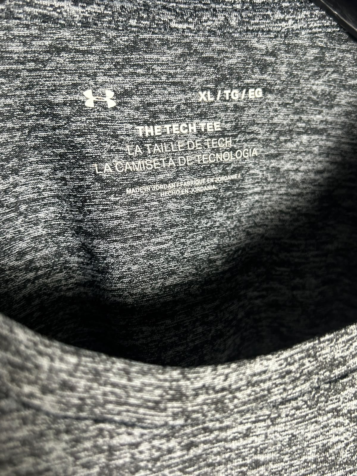 Under Armour The Tech Tee Grey Round Neck - XL