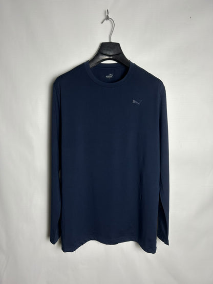 Puma Blue Full Sleeves Round Neck - LL