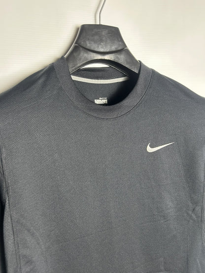 Nike Fit Dry Black Round Neck - Medium