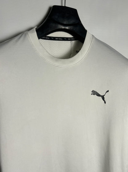 Puma White Round Neck - Medium