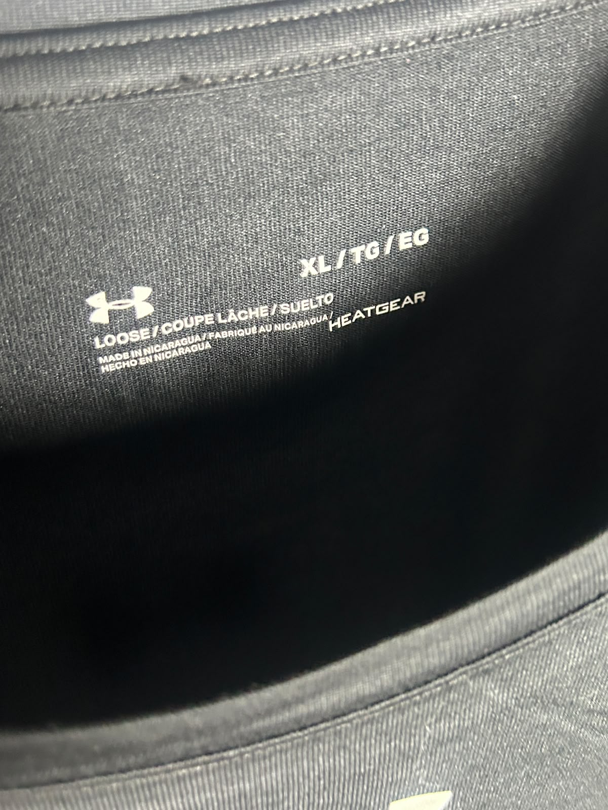 Under Armour CPPLL Black Heat Gear Round Neck - XL