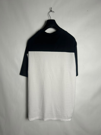Adidas Climalite Black And White Round Neck - 2XL