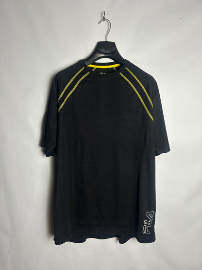 Fila Black Round Neck - XL