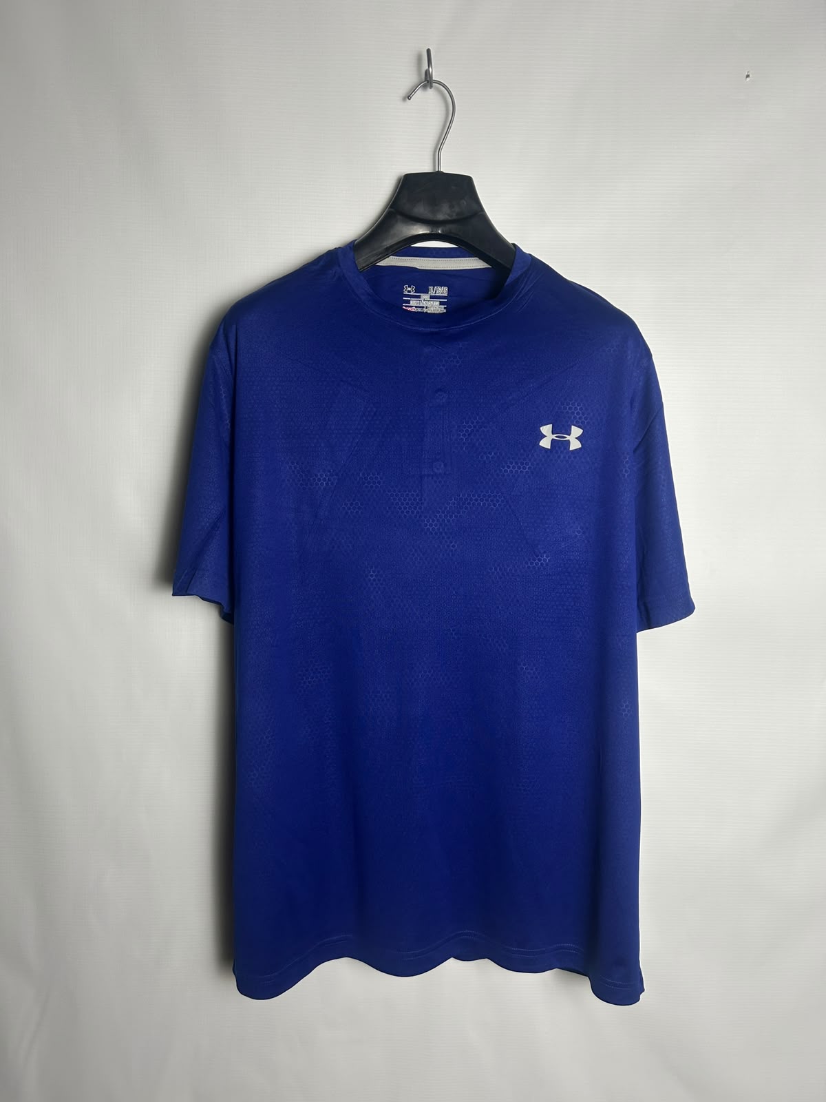 Under Armour Heat Gear Blue Round Neck - XL