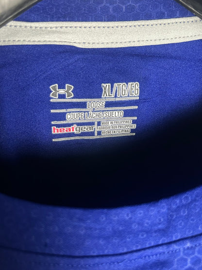 Under Armour Heat Gear Blue Round Neck - XL
