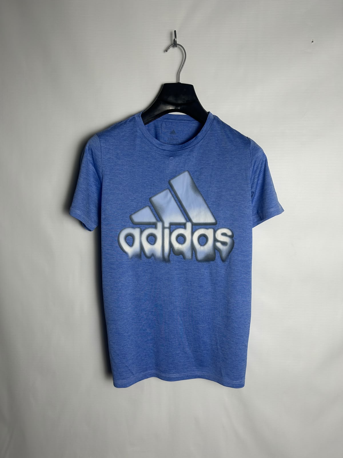 Adidas Big Logo Blue Round Neck - Large