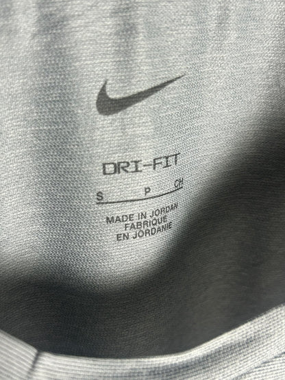 Nike Dri Fit Grey Round Neck - Small