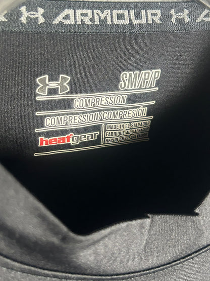 Under Armour Heat Gear Black Round Neck - Small