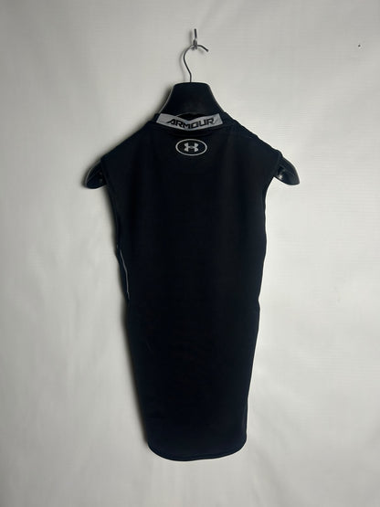 Under Armour Heat Gear Black Round Neck - Small