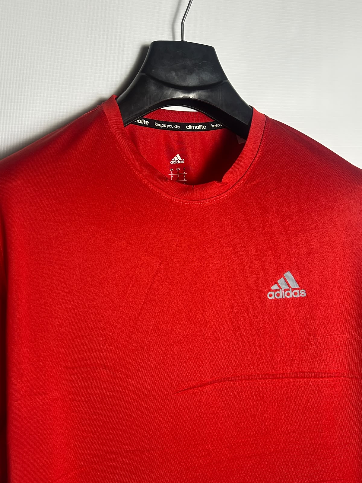Adidas Red Round Neck - Large