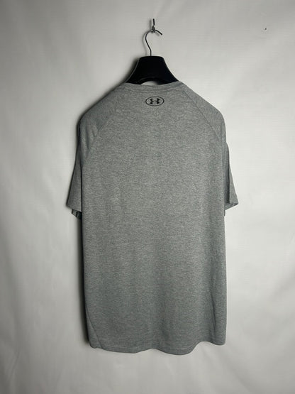 Under Armour The Tech Tee Grey Round Neck - XL