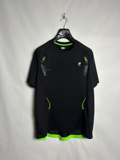 Fila Black Round Neck - Large