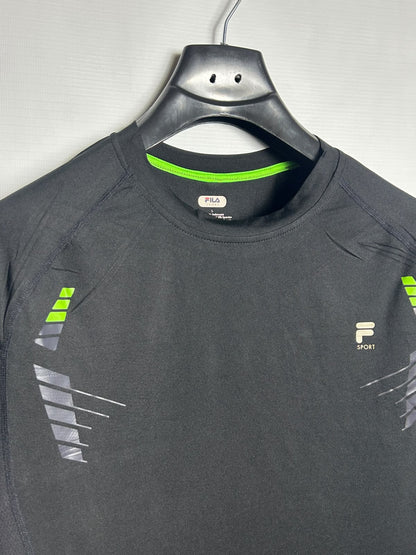 Fila Black Round Neck - Large