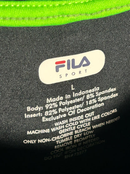 Fila Black Round Neck - Large