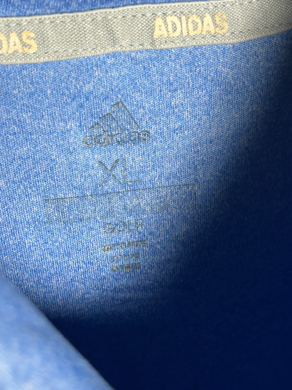 Adidas Golf Blue Polo - XL