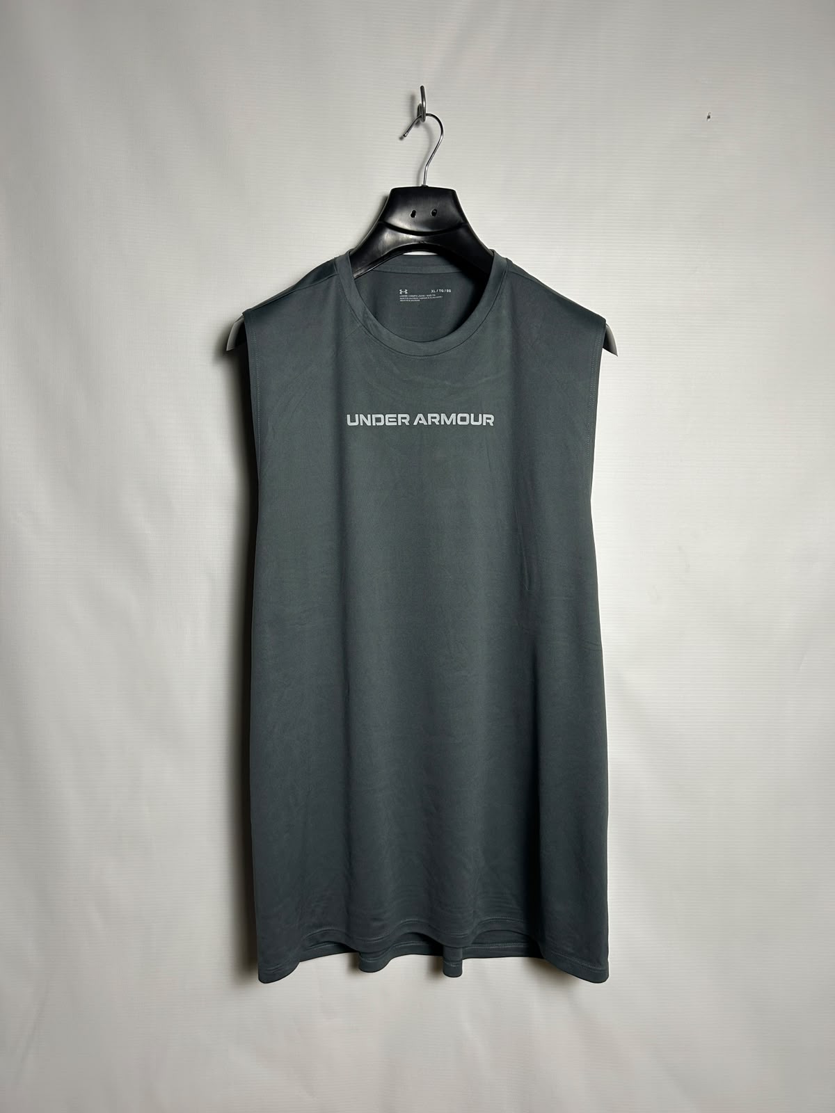 Under Armour Big Logo Grey Round Neck - XL