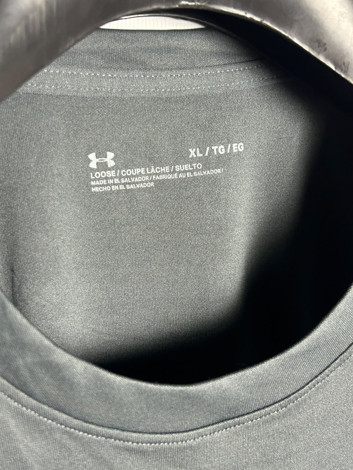 Under Armour Big Logo Grey Round Neck - XL