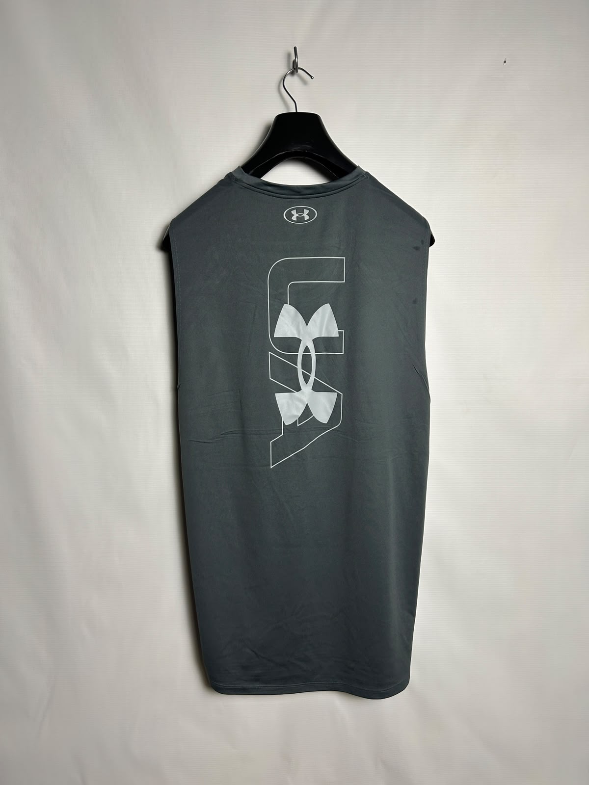 Under Armour Big Logo Grey Round Neck - XL