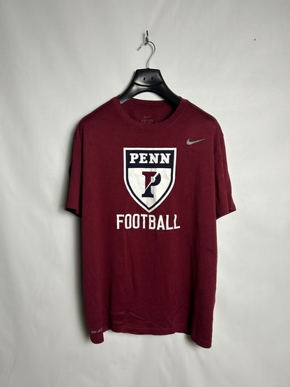 Nike Dri Fit Big Logo Red Round Neck - XL