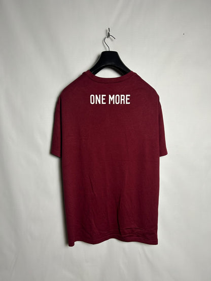 Nike Dri Fit Big Logo Red Round Neck - XL