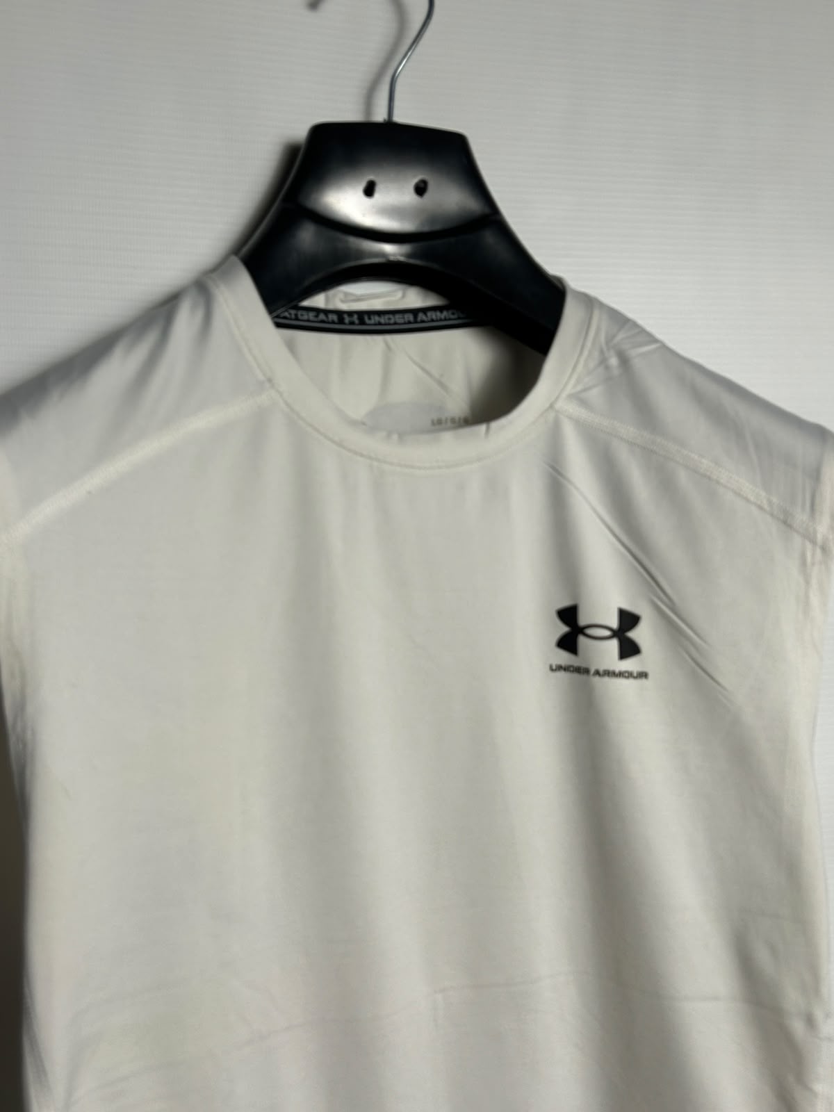 Under Armour Heat Gear Round Neck White - LG