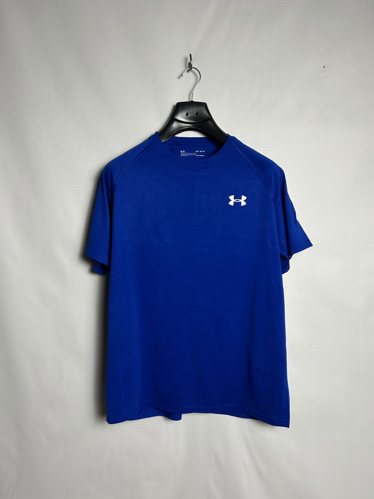 Under Armour Heat Gear Blue Round Neck - Medium