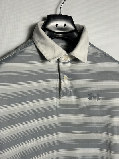 Under Armour Heat Gear White Polo - SM