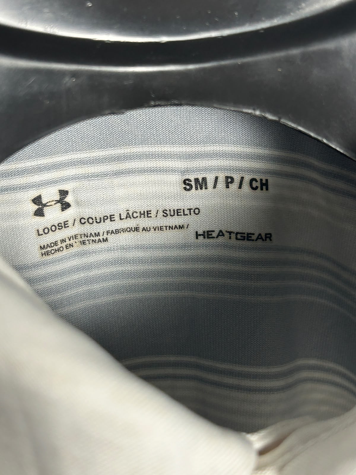 Under Armour Heat Gear White Polo - SM