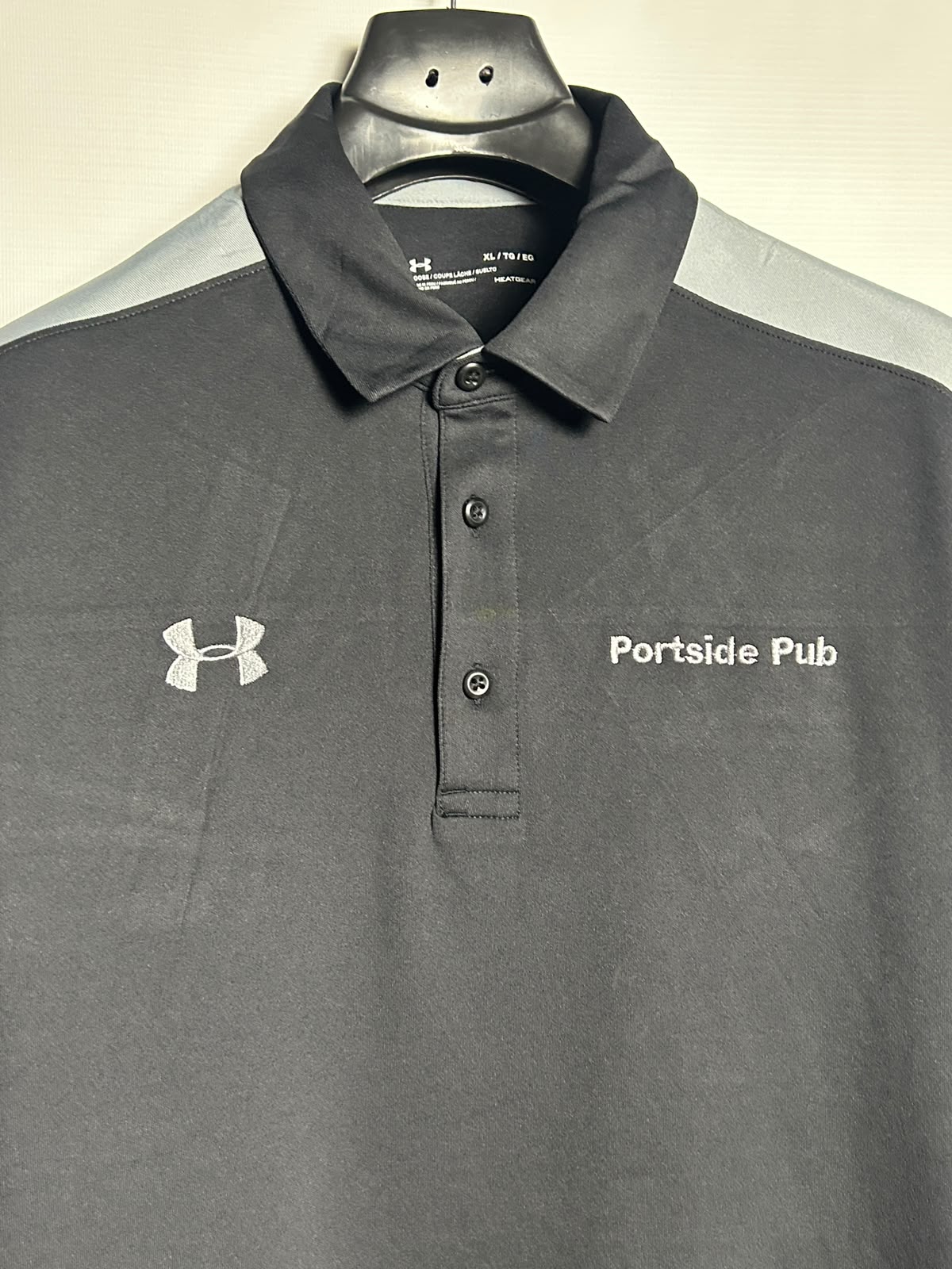 Under Armour Heat Gear Black Polo - XL