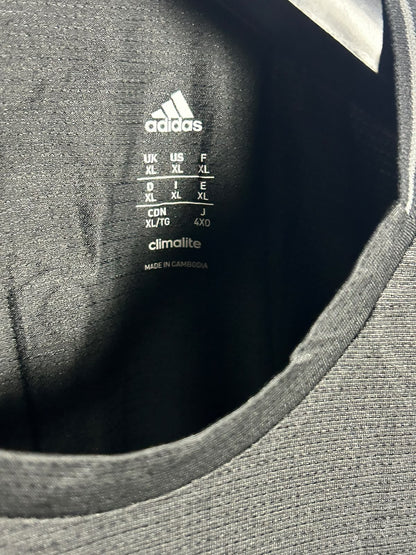 Adidas Climalite Black Round Neck - XL