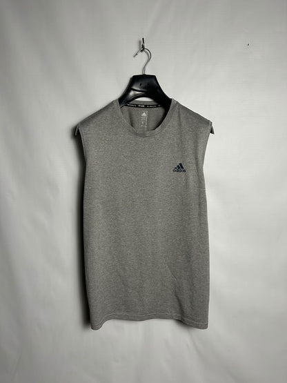 Adidas Climalite Grey Round Neck - Large