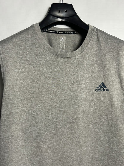 Adidas Climalite Grey Round Neck - Large