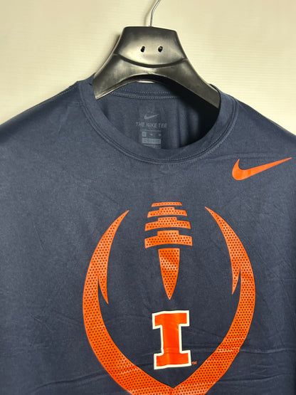 The Nike Tee Big Logo Dri Fit Blue Round Neck - XL