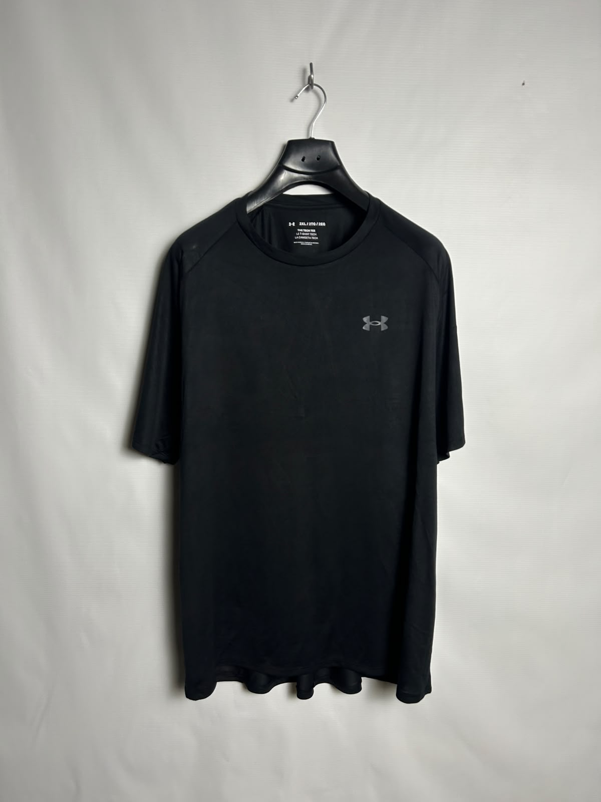 Under Armour The Tech Tee Black Round Neck - 2XL