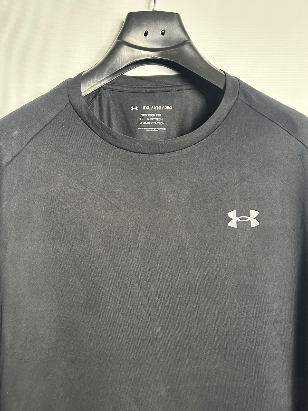 Under Armour The Tech Tee Black Round Neck - 2XL