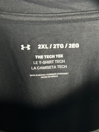 Under Armour The Tech Tee Black Round Neck - 2XL