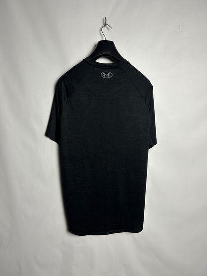 Under Armour The Tech Tee Black V Neck - LG