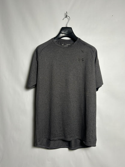 Under Armour The Tech Tee Grey Round Neck - LG