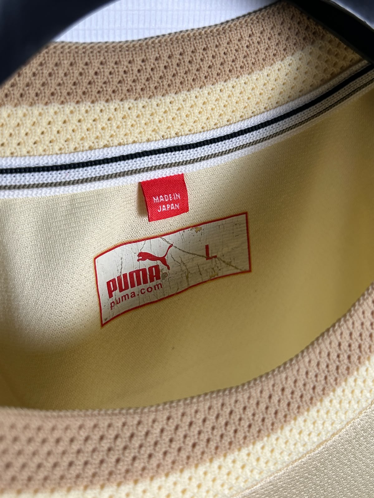 Puma Printed Borwishyellow Round Neck - Large