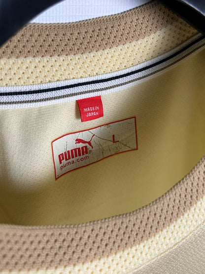 Puma Printed Borwishyellow Round Neck - Large