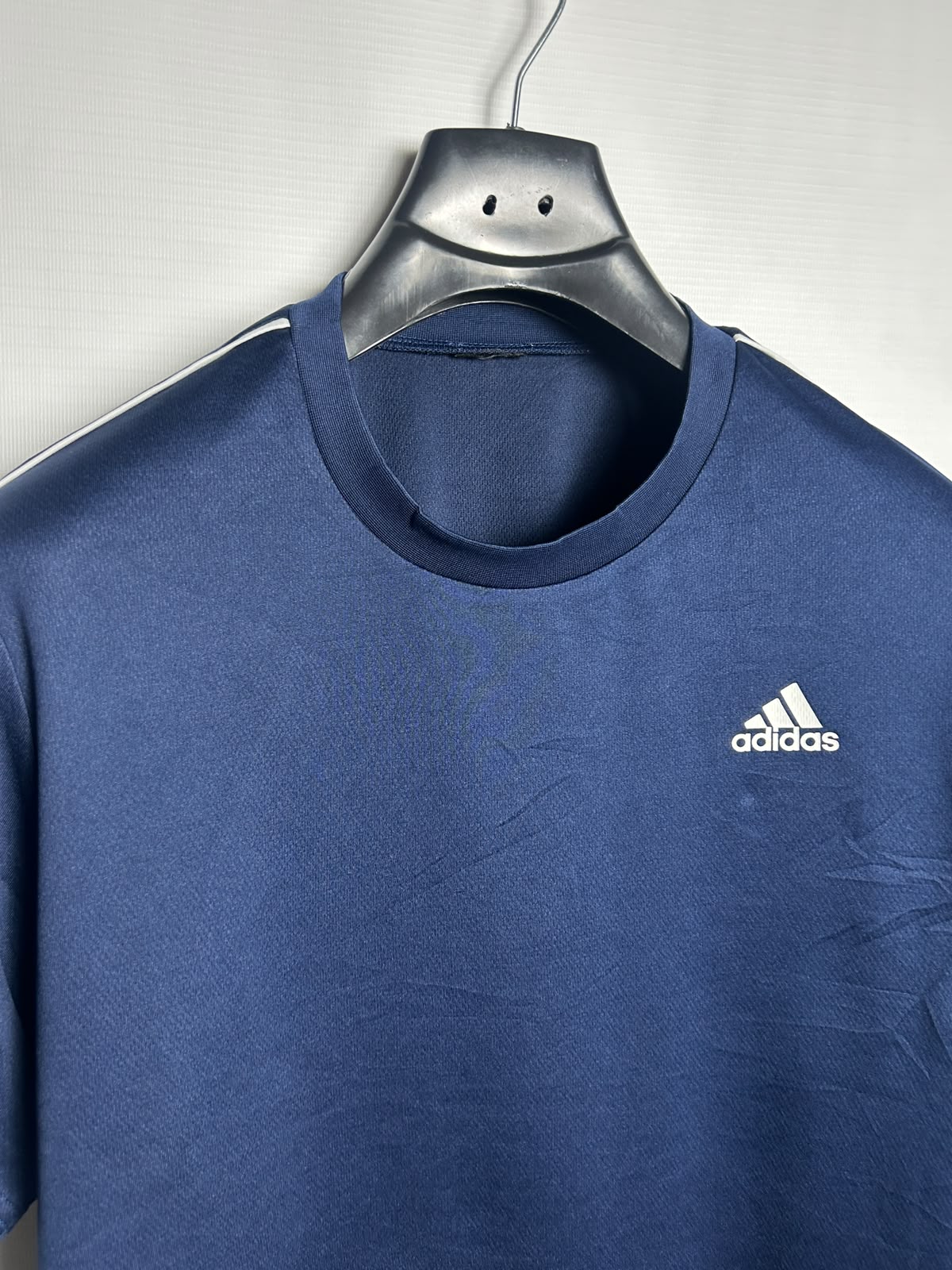 Adidas Blue Round Neck - Medium