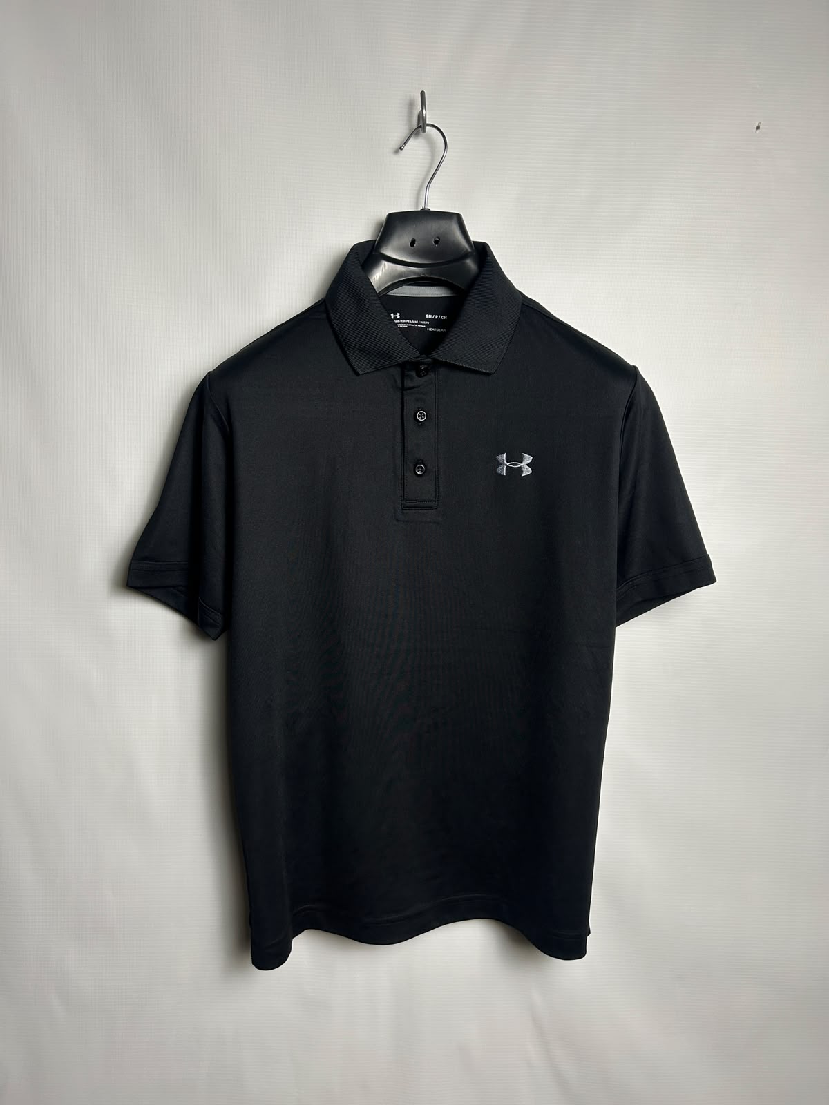 Under Armour Heat Gear Black Polo - Small
