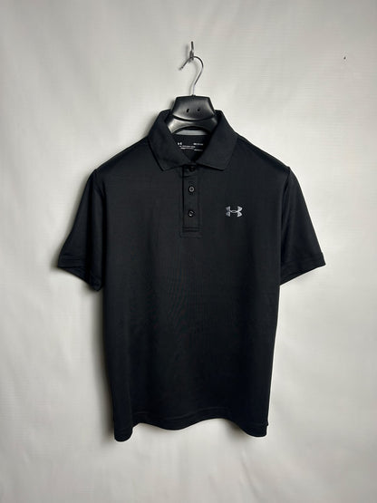 Under Armour Heat Gear Black Polo - Small