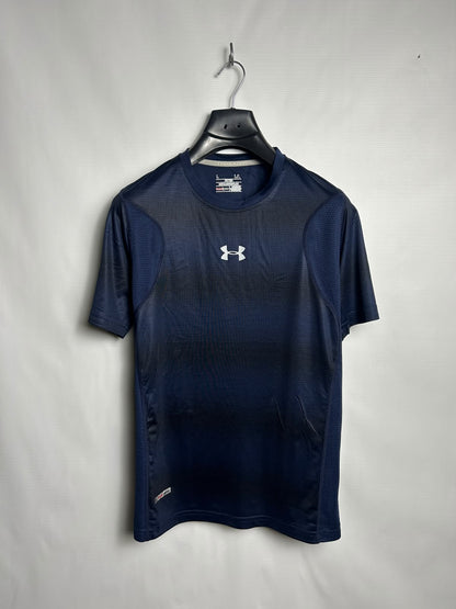 Under Armour Heat Gear Blue Round Neck - Large