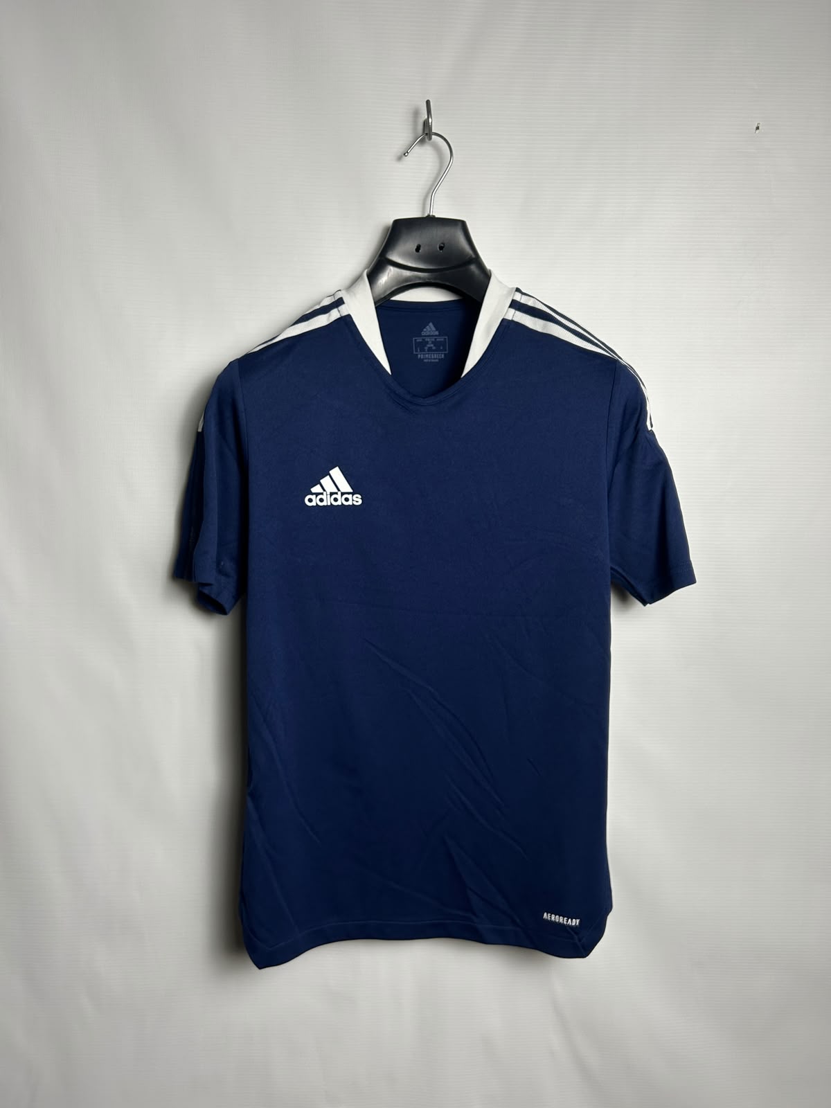 Adidas Primegreen Blue Round Neck - Small