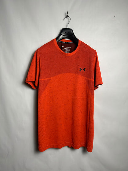 Under Armour Heat Gear Orange Round Neck - XL